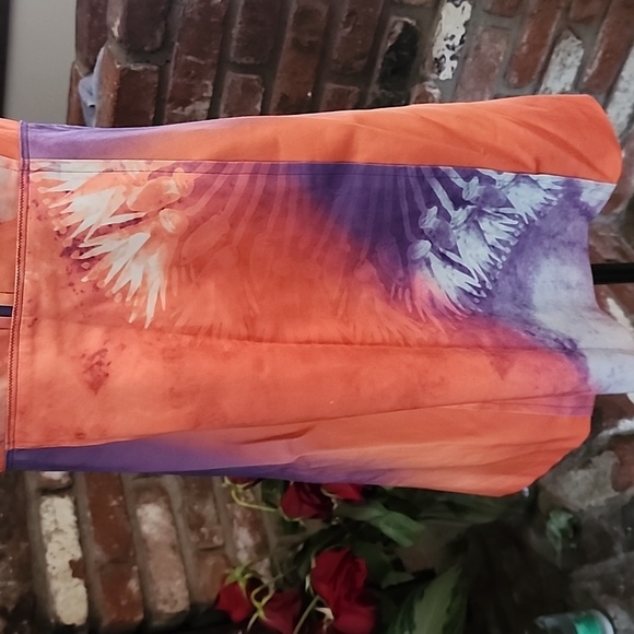 Elie Tahari Pink and Purple Sheath Mini Dress - Picture 5 of 8